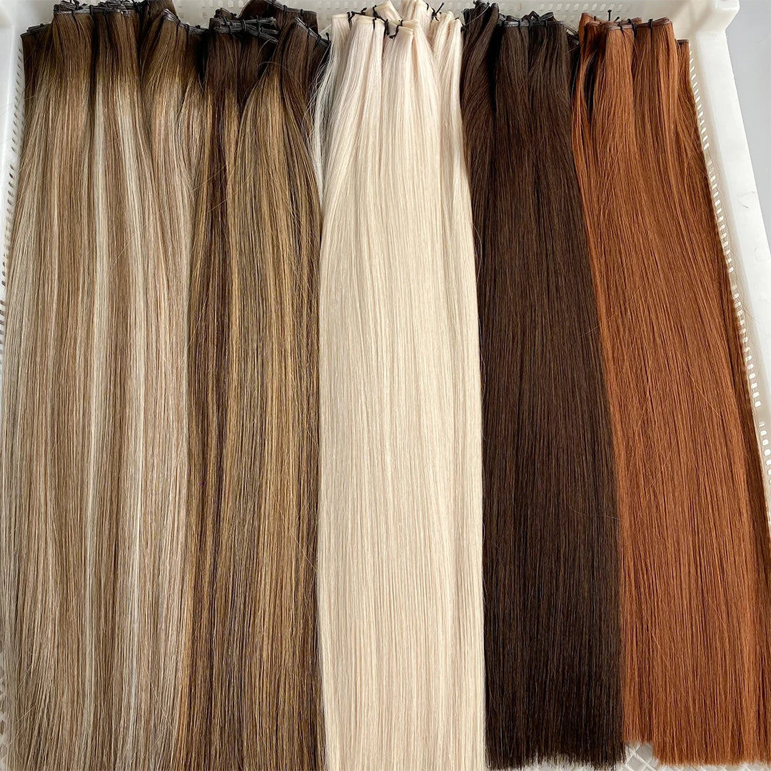 Most Popular Genius Weft Can Be Cut Invisible Hair Extension Genius Weft Extension