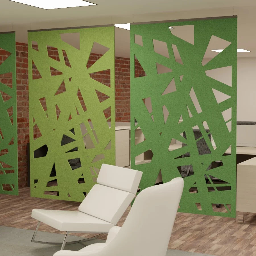 Sound Proofing Polyester Acoustic Panels Office Room Privacy Screen Dividers Room Partition