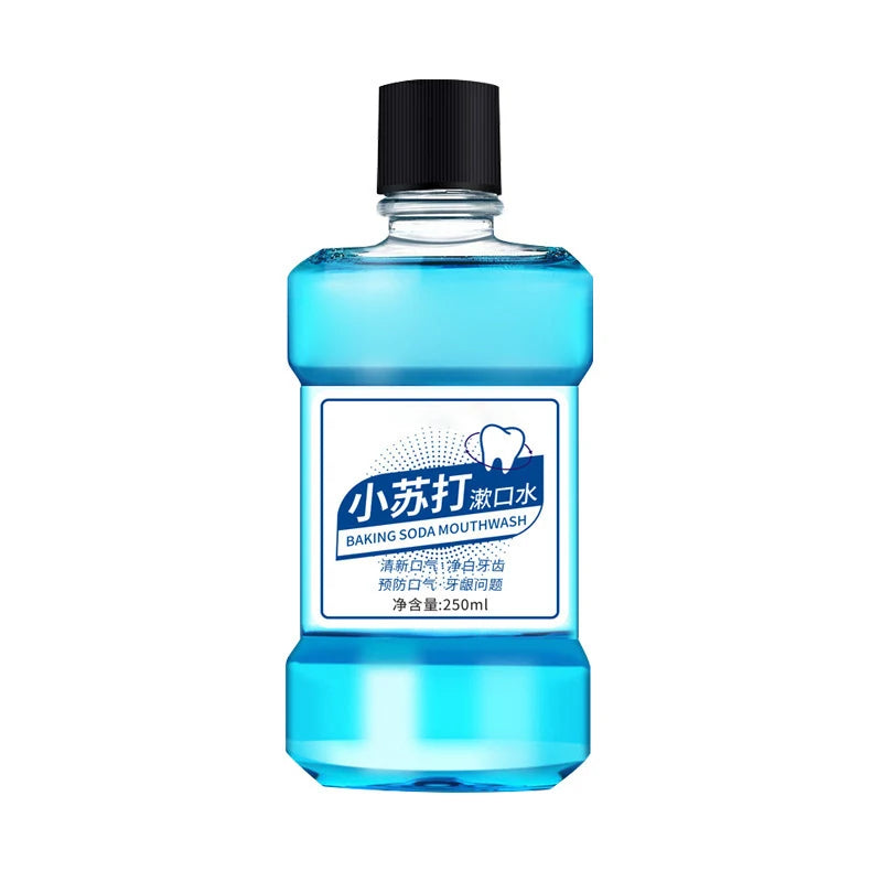 Transparent Customizable Mouthwash Bottles Refilling Mouthcare Liquid Containers with Twist Caps