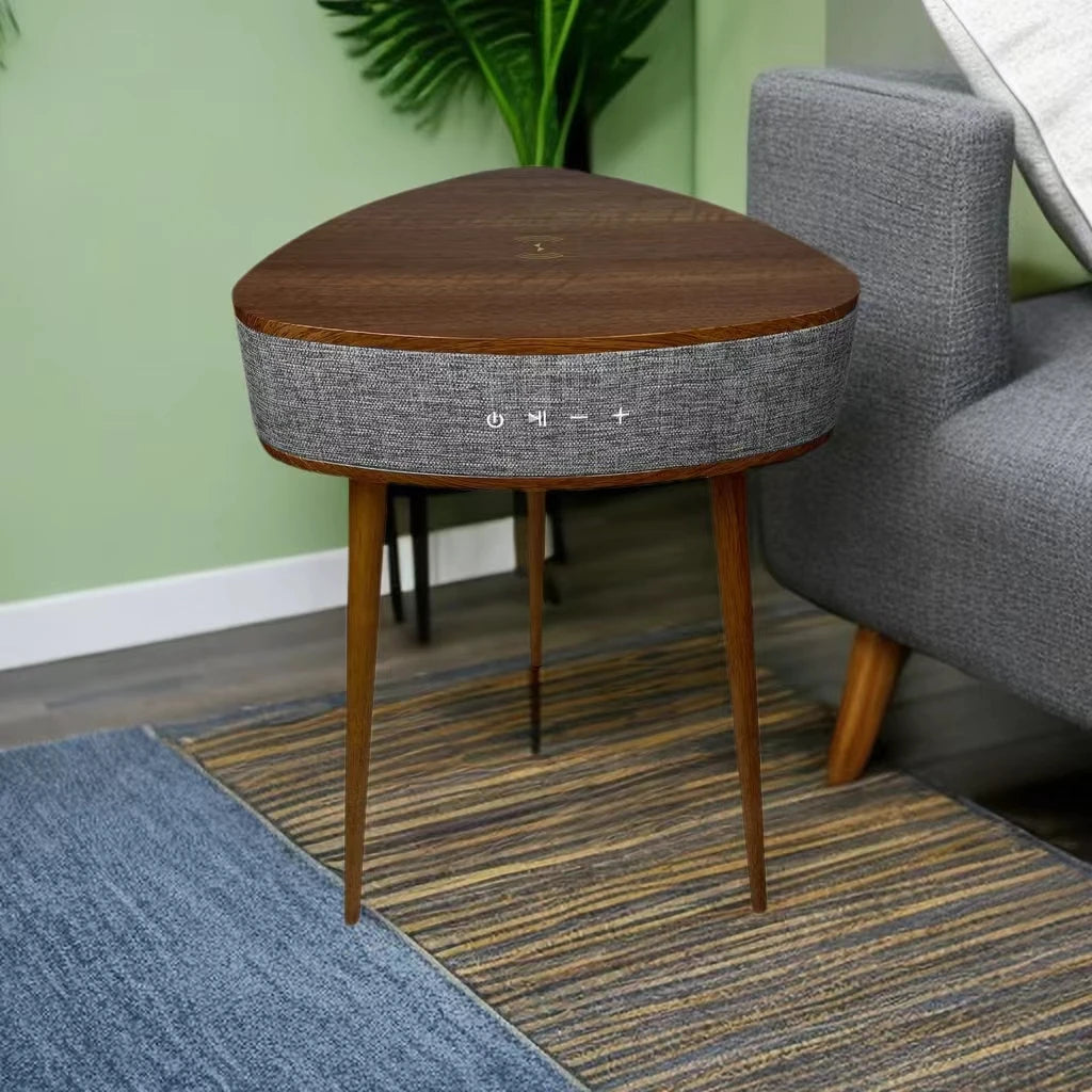 2024 Hot Factory Selling Smart Side Coffee Table Wireless bluetooth with Phone Charging Music Table for Indoor Home Furniture