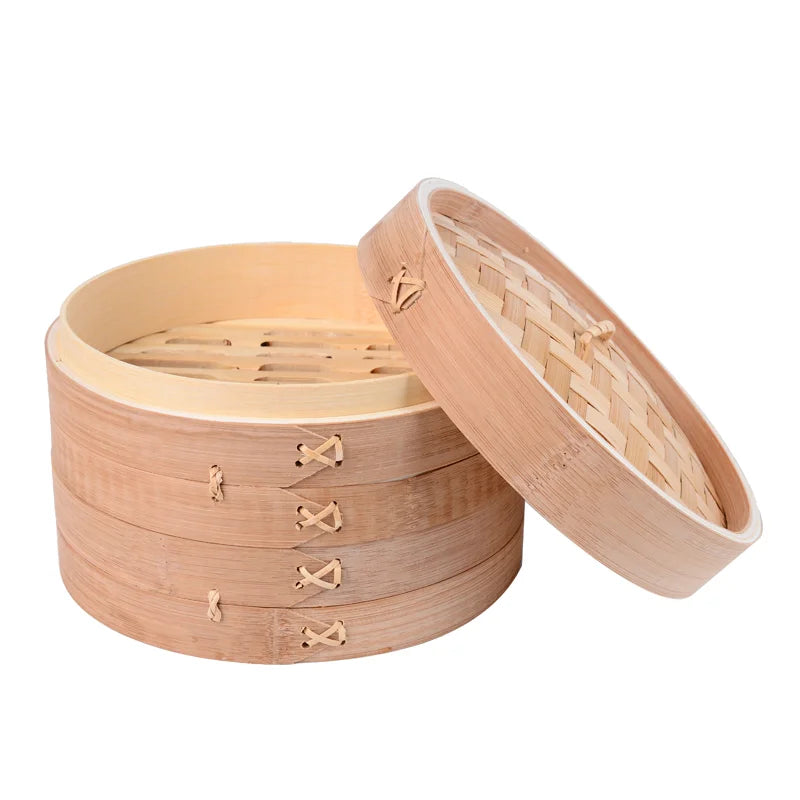 100% Handmade Natural Bamboo Material Steamer Basket for Dumpling and Xiao Long Bao
