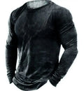 Fitspi Wholesale Customized Oversize Long Sleeve T-shirt 3d Digital Printing Shirt Dropshipping Shirts