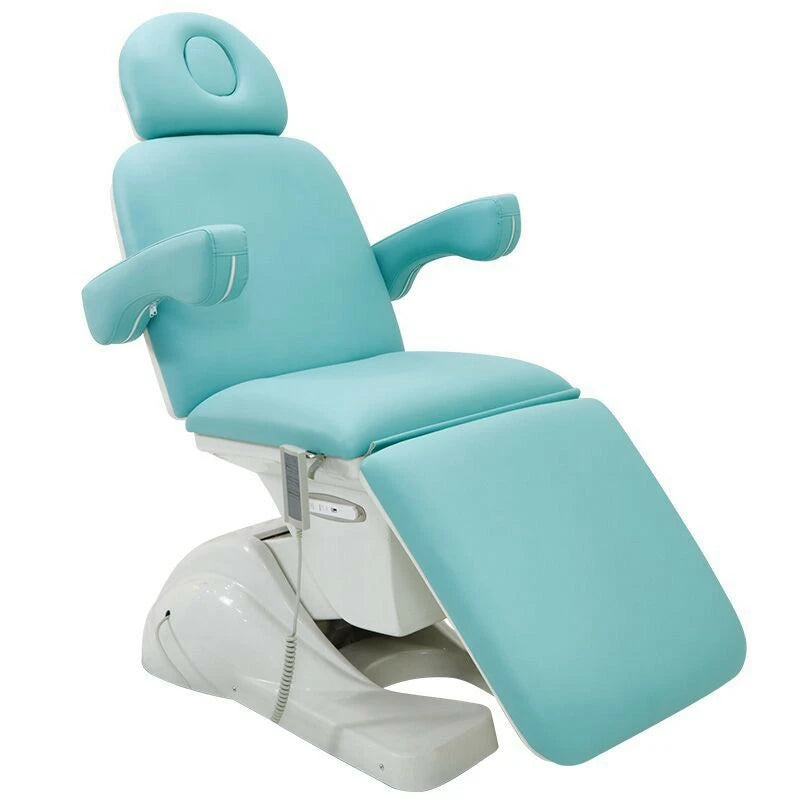 Hot Beauty Salon Curved Lash Facial Bed 4 Motors Electric Treatment Electric Massage Table Cosmetic Facial Lash Bed