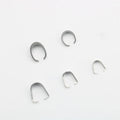 Stainless Steel Melon Seed Wrong Mouth Pendant Link Collar Locket DIY Ornament Accessories