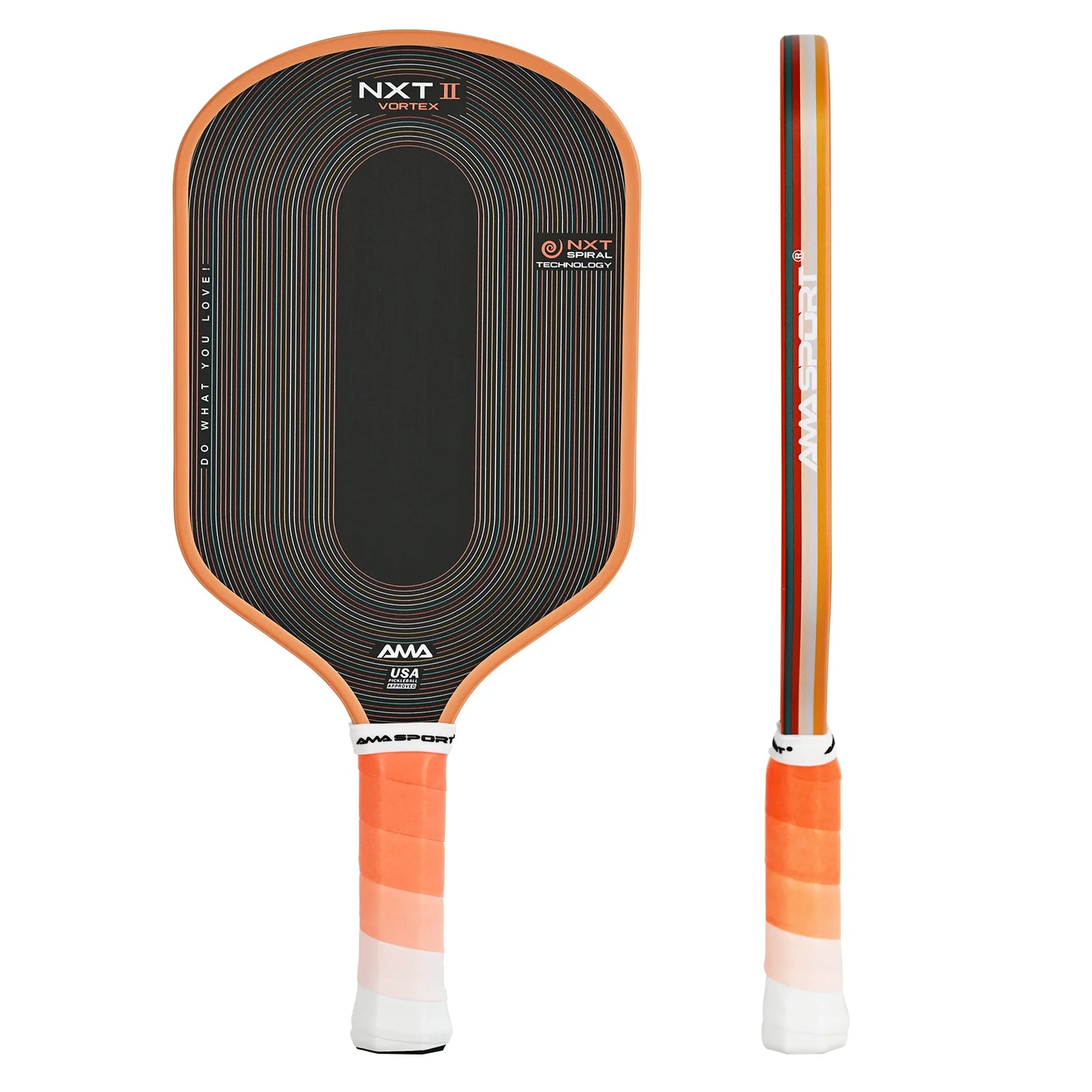Colorful Water Decal Printing Sandy Friction Surface USAPA Pickleball Paddle Carbon PU Edge Pickleball Paddle