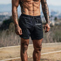 New Arrivals Men's Loose Fit Quick-Drying Sports Shorts Custom Logo Eco-Friendly Anti-Wrinkle Muscle Fitness Solid Shorts