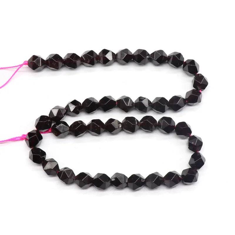 DIY Wholesale Garnet Loose Beads Natural Gemstone Beads Crystal Beads For Jewelry Making Bracelet