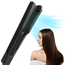 For ONULISS Professional 2-in-1 Hair Straightener Dryer PTC Dryer Wet/Dry Function LED Display Iron Spanish French 1-Year Hotel