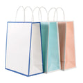 Paper Bag with Handle Custom Printed 100% Recyclable Kraft Shopping Paper Bags