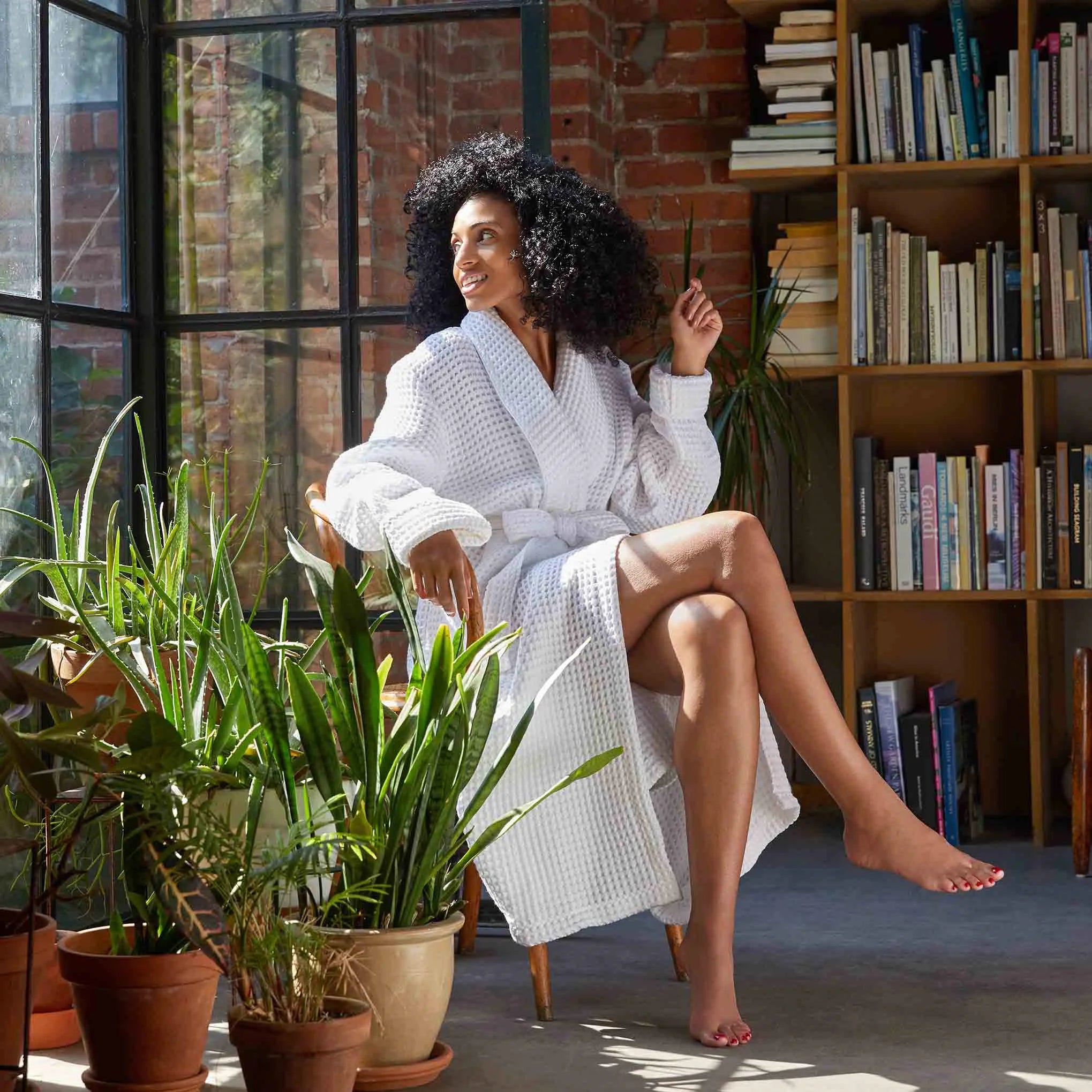 Custom Unisex Bathrobe Spa 100% Cotton Luxury Hotel Lightweight Bath Robe for Women