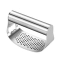 304 Stainless Steel Kitchen Manual Ring Garlic Press Garlic Powder Tool