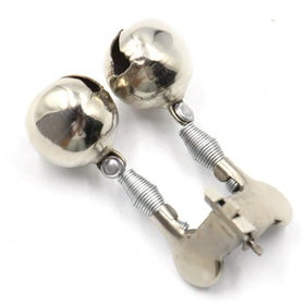 Selco Double Bell Silver Metal Fishing Rod Clip Fishing Alarm Bell