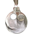 RubySub Hanging Decorative Round Christmas Balls Blank Sublimation Memorial Christmas Tree Ornaments