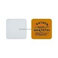 Custom Hat Patch White Blank Dye Sublimation PU Hat Patches