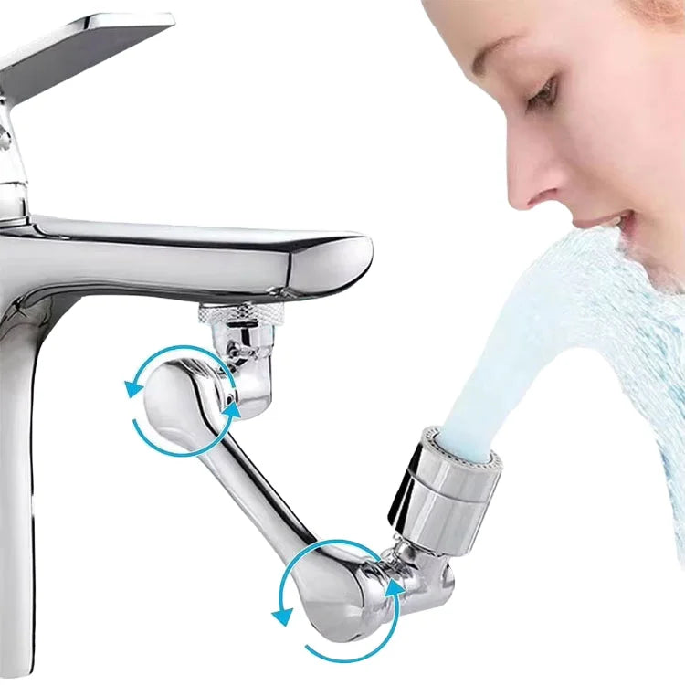 FEIDU 1080 Degree Universal Swivel Robotic Arm Faucet Multifunctional Single-Handle Plastic Kitchen Sink Extension Classic