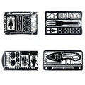 Promotion Multi Usages EDC Men Camping Stainless Steel Fish Hunting Outdoor Card Tool Fishing Tool Set MegaBDM