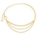 Shescity Wholesale Price Trendy Fashionable Body Jewelry Multi-Layer Punk Designer Personalized Waist Chain Jewelry