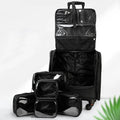 OBOX Factory Cosbeauty Fashion Travel Makeup Bag Organizer Rolling Box for Nail Beauty Hair Tools Dot Zipper Made Canvas Nylon MegaBDM