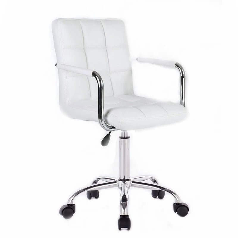 Factory Direct Simple Leather Swivel  Chair Shifting Roller Boss Office Chair for Meeting Bedroom Study