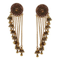 China Manufacture Bohemian Fringe Retro Long Sunflower Irregular Earrings for Women