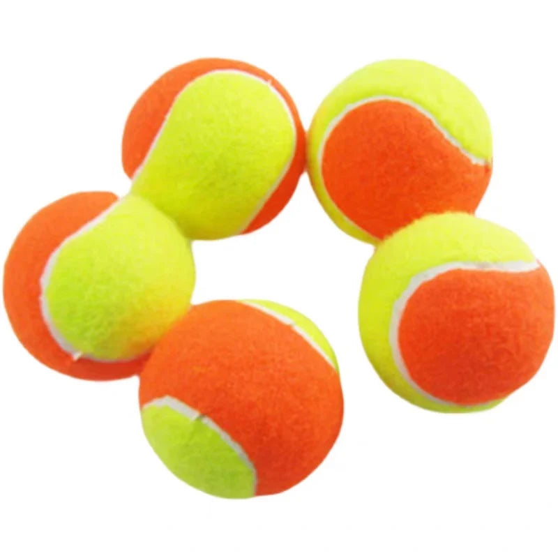Orange Elastic Tennis Balls for Adults and Children Soft Fitness Training Equipment Good Decompression for Beginners