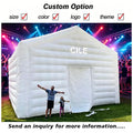 Commercial Large Inflatable Night Club Cube Party Tent with LED Lights Portable Blow up Disco House for Events Wedding Rental