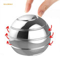 Desk Fidget Toys Safe for Adults & Kids New Version Metal Stress Reliever Kinetic Spinning Ball Unique Physics Art Gadget