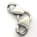 BXNK002 Good Quality Stainless Steel Spring Snap Hook Findings 304 Steel Clasp 3 Pieces Per Set for DIY Jewelry Making