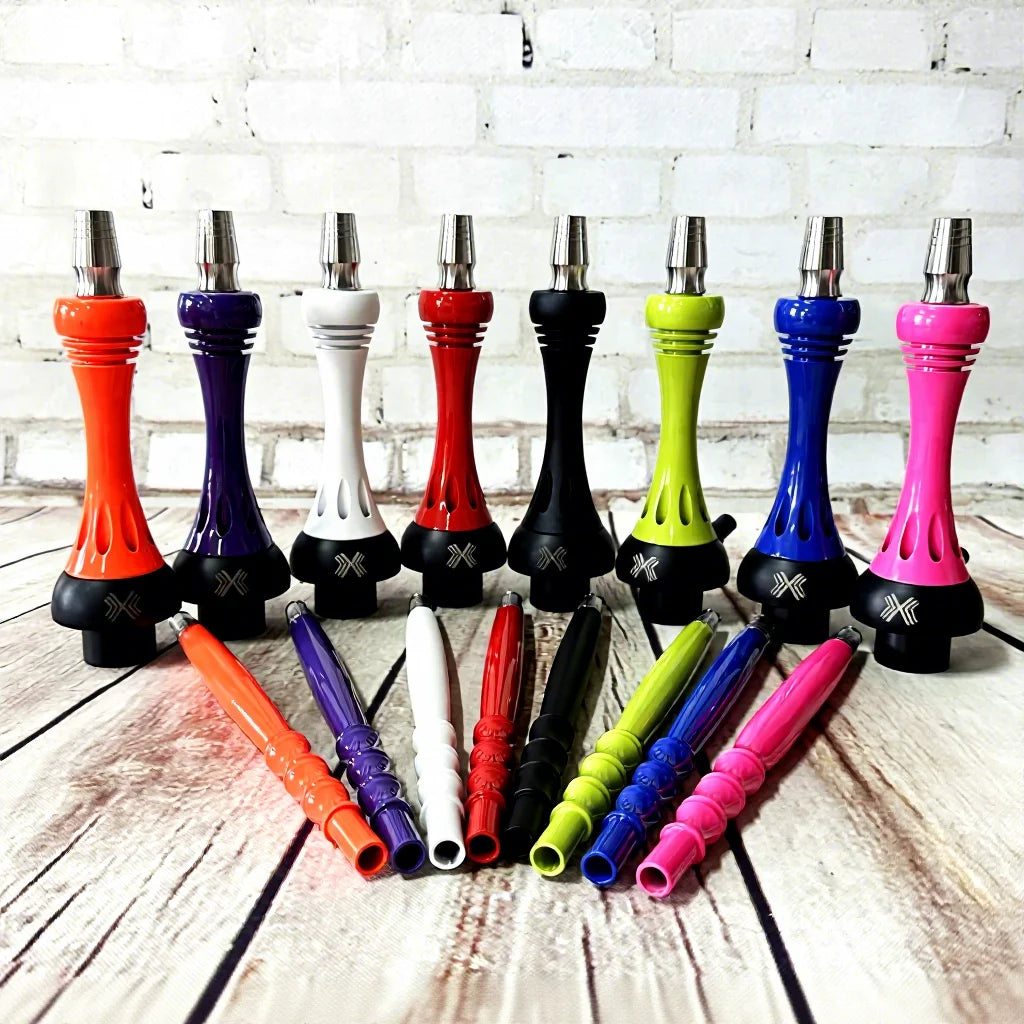 Classic and Nostalgic Russian Style ALPHA HOOKAH Stainless Steel with 304 Lacquer Technique LED Lighting Mini Hookah Gift Box
