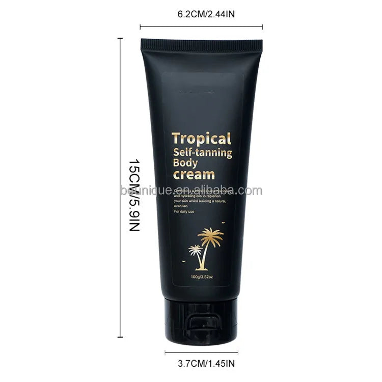 Natural Looking Self Tanning Lotion Fast-Acting Formula for Face and Body Streak-Free OEM/ODM