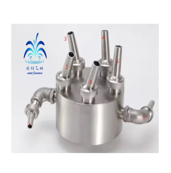 Manufacturers Direct Stainless Steel Rotary Water Nozzle for Fountain