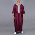 Custom Wholesale Middle East Qatar Style Jubbah Islamic Clothing Saudi Arabic Daffah Thobe for Muslim