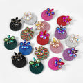 HOVANCI  Spring Fashion Round Women New Earrings Designs Thread Fashion Trend 2022 Earrings for Women