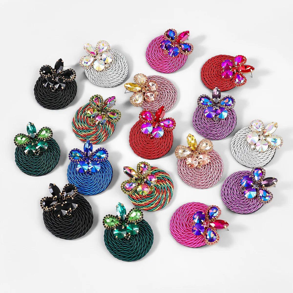 HOVANCI  Spring Fashion Round Women New Earrings Designs Thread Fashion Trend 2022 Earrings for Women