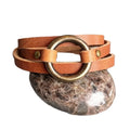 Fashion Jewelry Leather Cuff Wristband Custom Birthday Gift Leather Bracelet