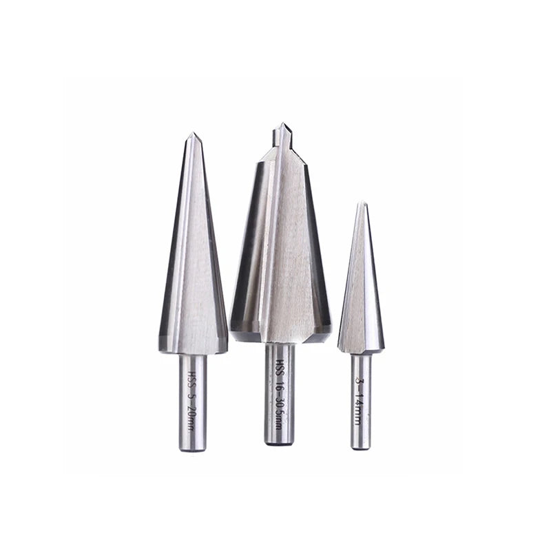 Wholesale 3pcs/Set Hss Bit Kits High Hardness Pro Metal Step Umbrella Drill Bits Set for Metal Drilling