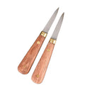 Premium Stainless Steel Oyster Knife with Wooden Rosewood Handle for Kitchen Seafood Tools Oyster Opener