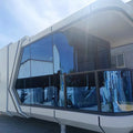 5 Bedroom Steel Prefab Container Cabin Capsule Home with Carport for Australia-Modern 40ft Design