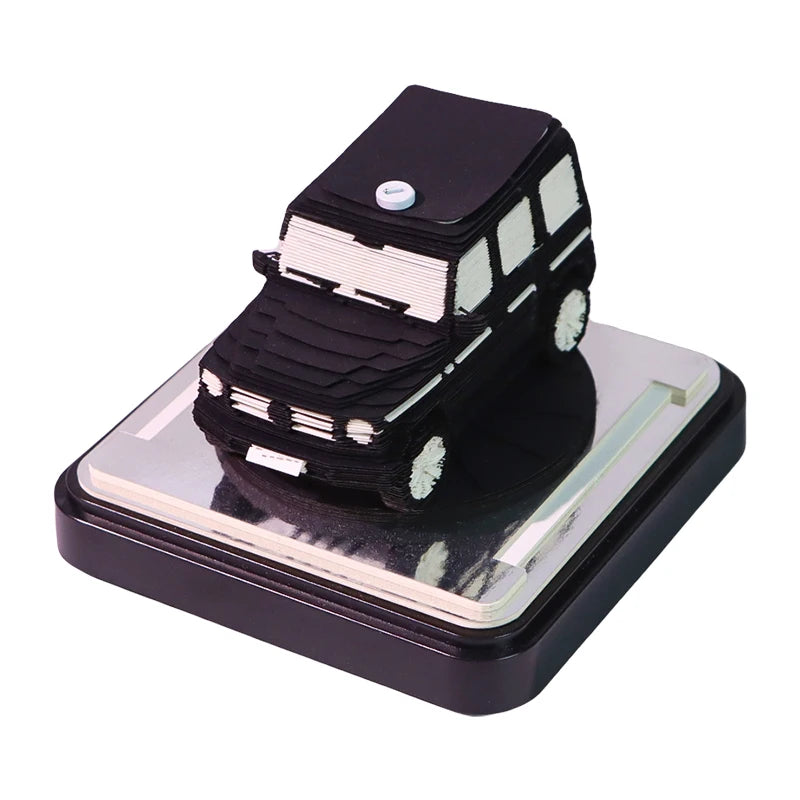3D Memo Pad Custom Car Notepad Tennis Basketball Football Art Paper Crafts Desk Decor School Stationery Gift Boy Birthday Items