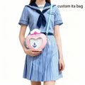 Custom Nurse Heart Shape pink Red Black Ita Bag Insert Pvc Window Display Customizable Pin Holder Accessory Organizer