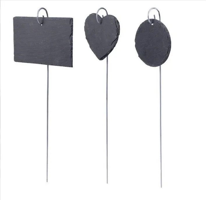 Plant Label Garden Flower Label Fruit Tree Label Stainless Steel Sign Slate Tree Plate