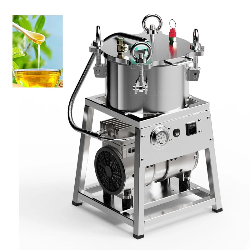Small Stainless Steel 20-30 Kilograms Per Hour air Pressure Oil Filter Can Be Used for Edible Oil