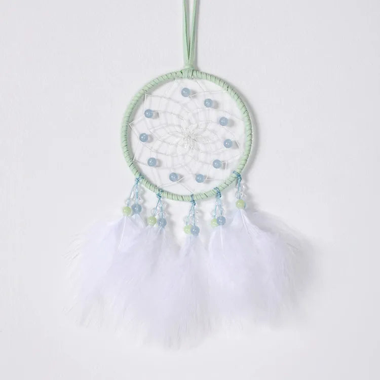 Factory Price Car Dream Catcher Circular Feathers Wall Hanging Dreamcatchers Decor for Car Birthday Gift Home  Ornaments
