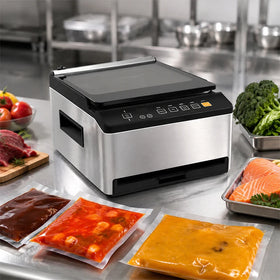 Vacuum Chamber Sealer with Liquid Vacuum Function -98kPa Chamber Vacuum Sealer for Food Storage and Sous Vide