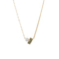 New Arrival Vintage Trendy 18K Gold Stainless Steel Zircon Chain Pendant Necklace Jewelry for Women Factory