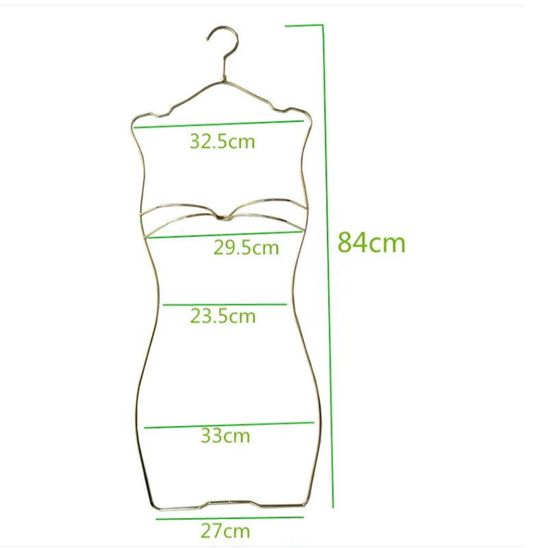 Metal Bikini Hanger Underwear Clothing Support Clothing Store Wedding Dress Display