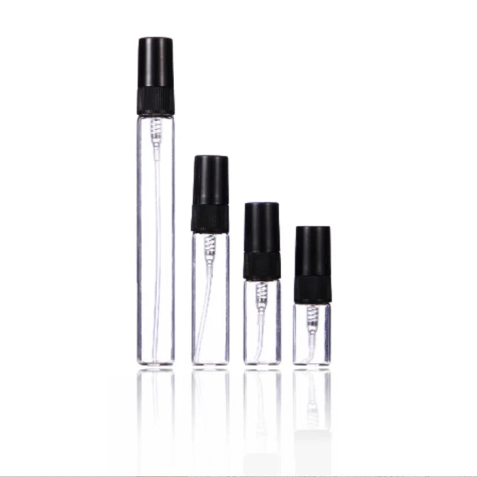 Mini 2ml 3ml 5ml 10ml Refillable Glass Spray Vial Factory Wholesale Slim Perfume Glass Bottles