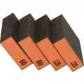 High Quality OEM Rectangle 100x70x25mm Sanding Sponge Abrasive Tools with 60-2000 Grit OBM Customization Brown Grey Color