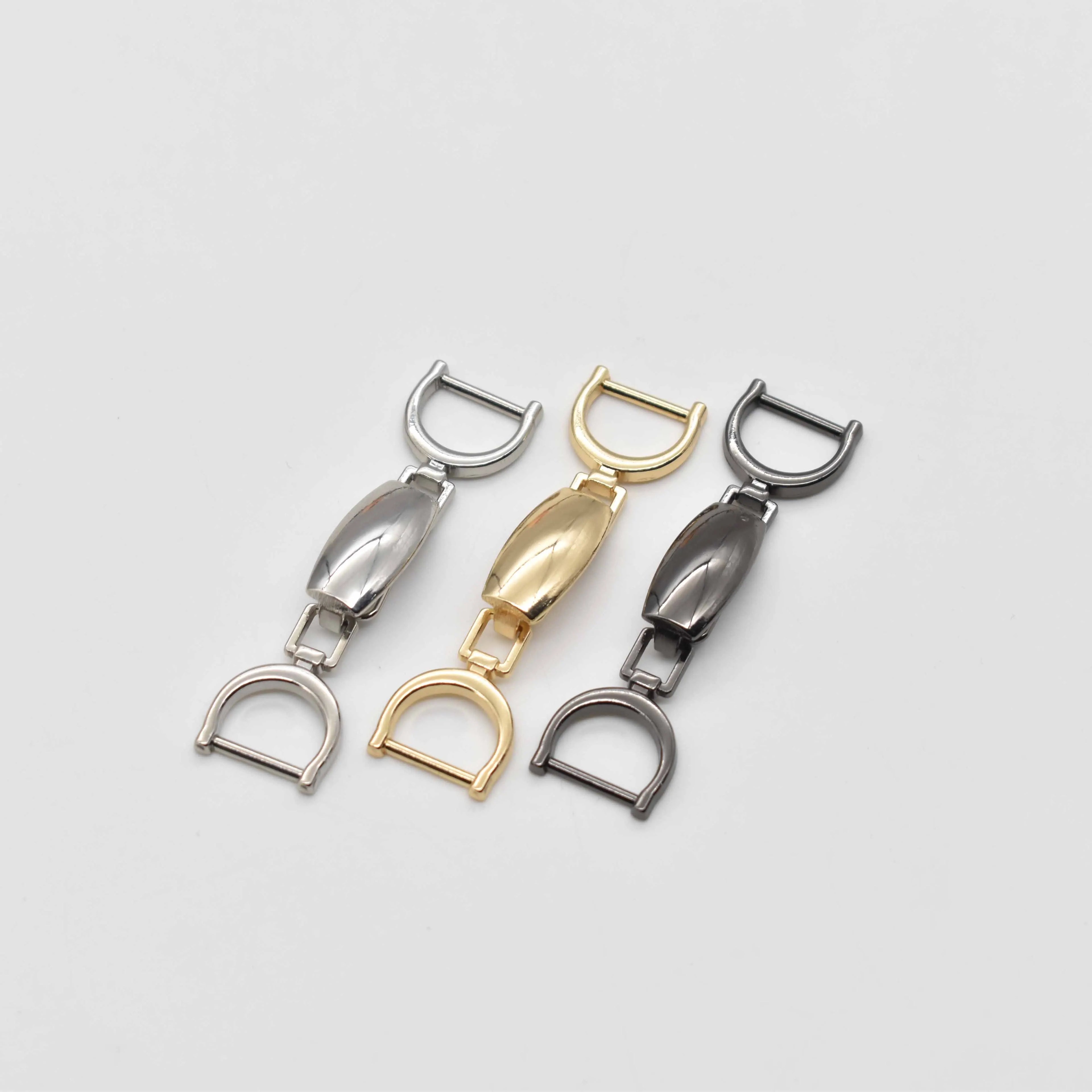 DKL-14 Fashion Stylish 11MM D-shaped Belt Accessories Zinc Alloy D Ring Buckle for Belt