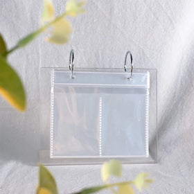 Desk Calendar Photo Album pp Transparent Page Photo Album for 3/4/5/6 Inches Photostand